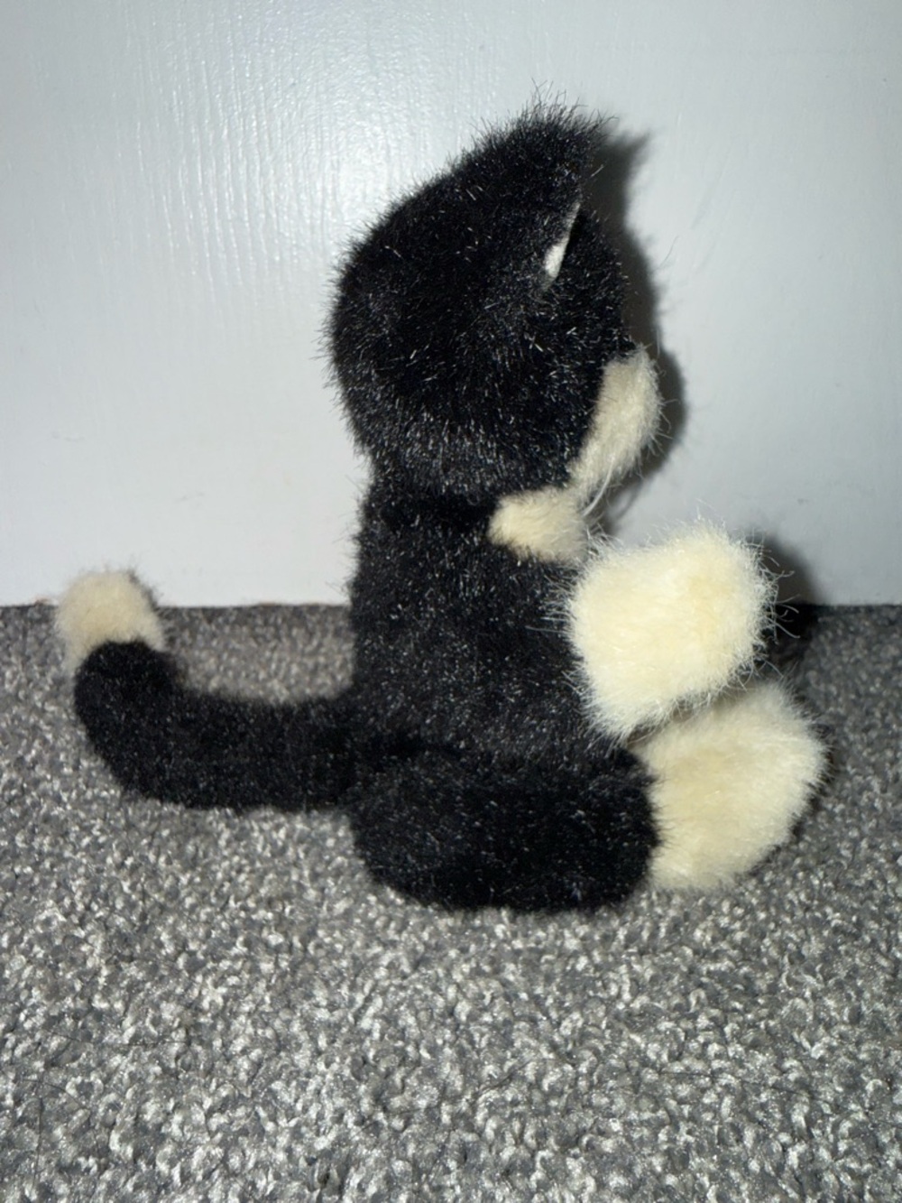 Boyds Collection Tuxedo Cat Plush Jointed Poseable Vintage 1997 Stuffed Animal - Picture 7 of 10